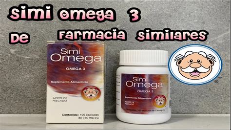 omega 3 farmacia similares|simi omega 3 precio.